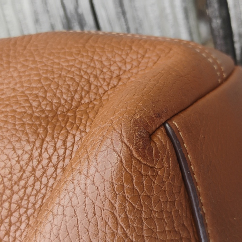 🍍Coach Sophia Tote In Tan/Brown Pebbled Leather - Picture 11 of 16